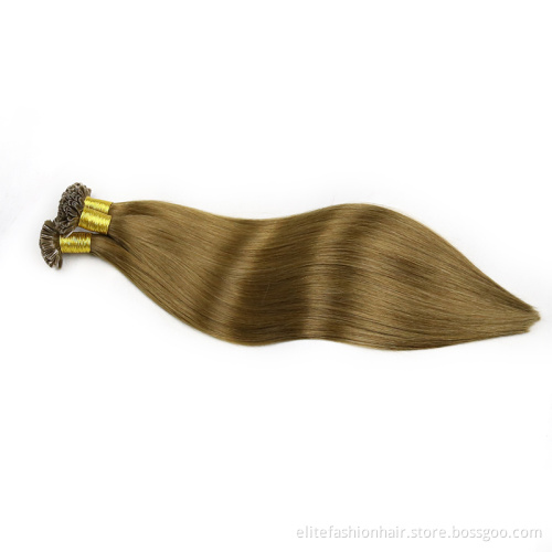 U Tip Hair Wholesale Raw Indian Kinky Curly Itip Keratin Bonds Flat U Remy Human Hair Extensions Micro Links Microlink